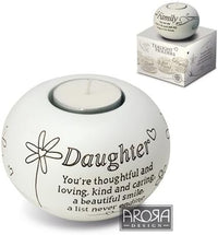 Said With Sentiment Tealight Holder - Daughter