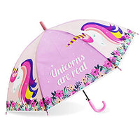 Pink Unicorn Umbrella for Girls - Unicorns Are Real