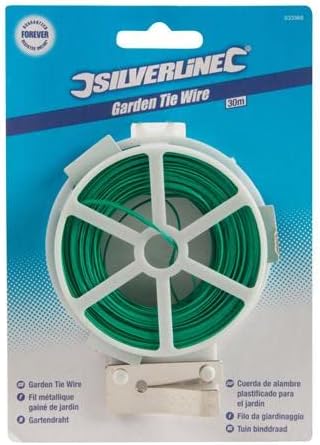 Silverline 633968 Garden Tie Wire 30m - 5 Pack