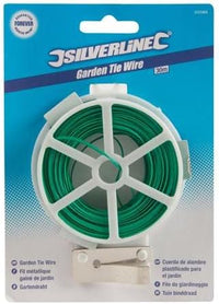 Thumbnail for Silverline 633968 Garden Tie Wire 30m - 5 Pack