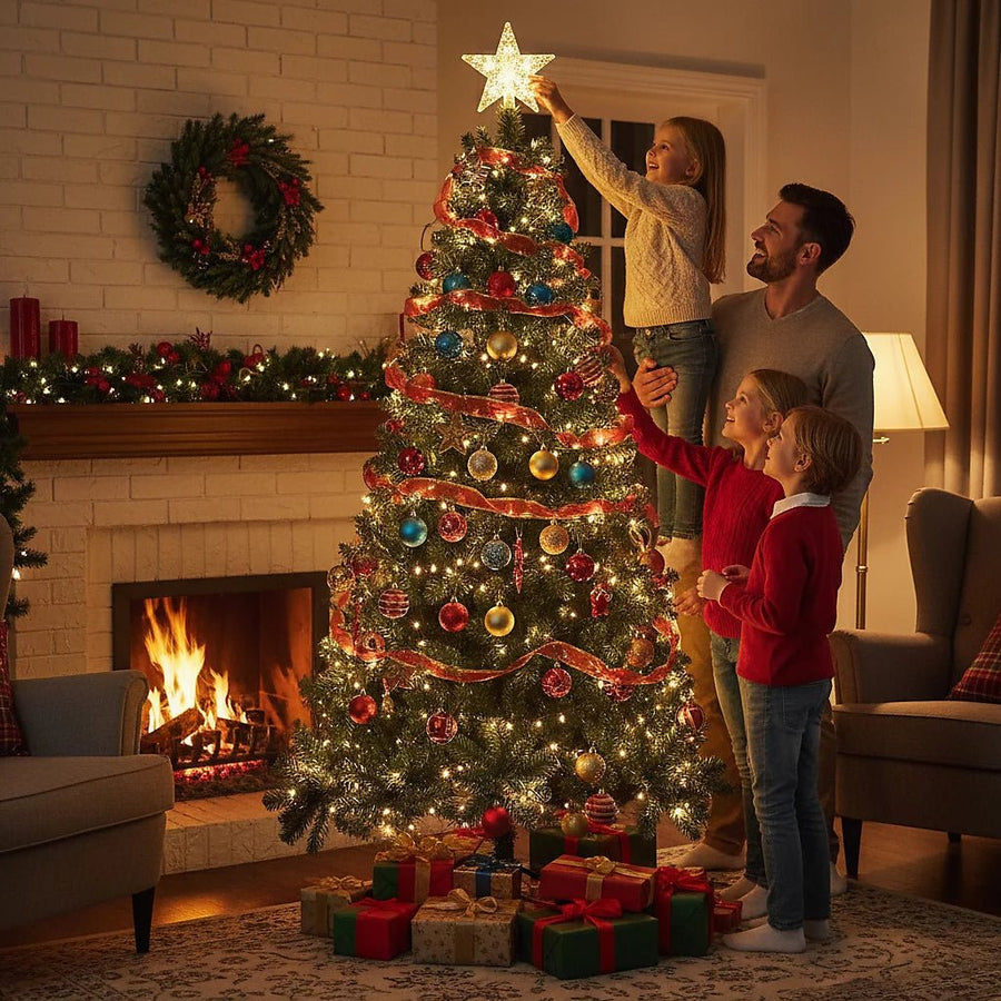 4FT Alaskan Pine Green Artificial Bushy Christmas Tree - 230 Tips - liquidation.store