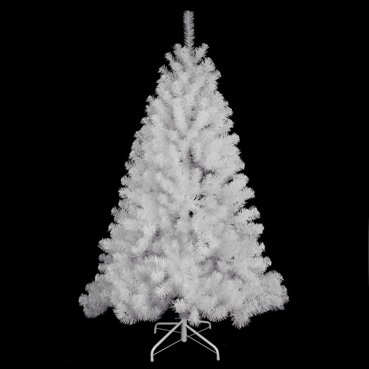 4FT Alaskan Pine White Artificial Bushy Christmas Tree - 230 Tips - liquidation.store