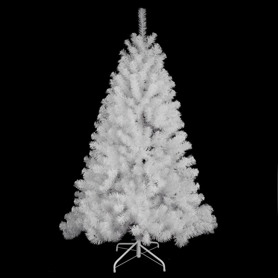 4FT Alaskan Pine White Artificial Bushy Christmas Tree - 230 Tips - liquidation.store