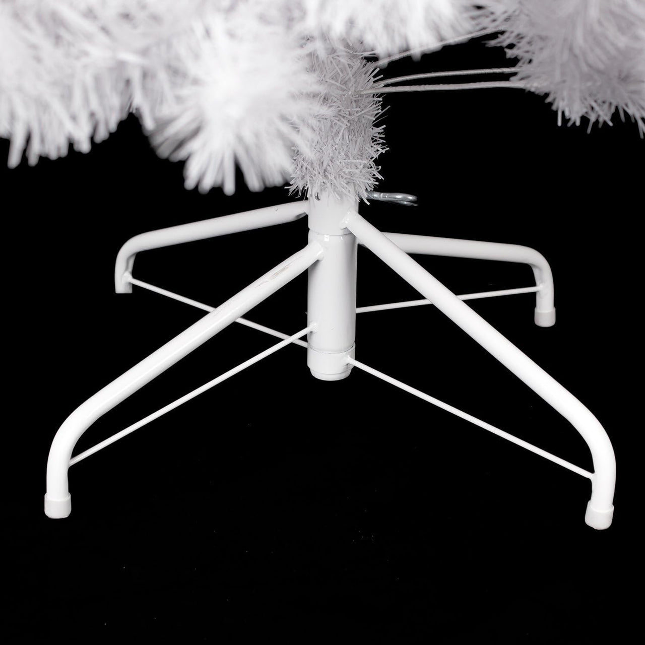 4FT Alaskan Pine White Artificial Bushy Christmas Tree - 230 Tips - liquidation.store