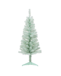 Thumbnail for 4ft Orelle Iridescent Green Light Wrapped Artificial Christmas Tree - liquidation.store