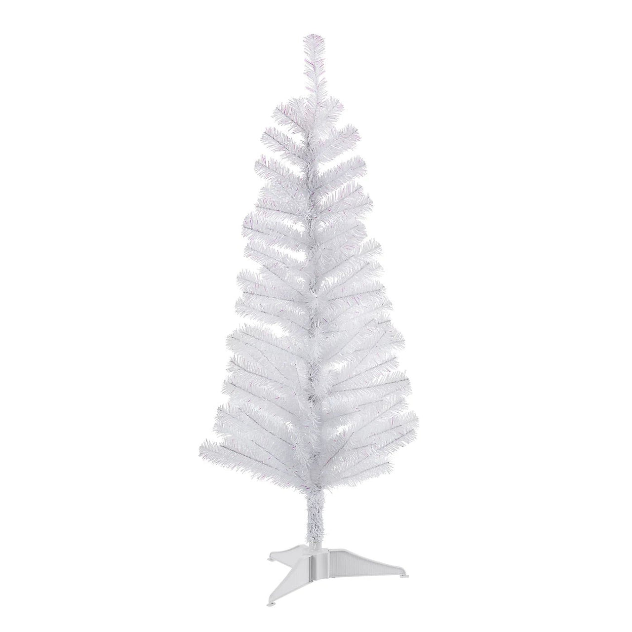 4ft Orelle Iridescent White Full Artificial Christmas Tree - liquidation.store