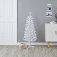Thumbnail for 4ft Orelle Iridescent White Full Artificial Christmas Tree - liquidation.store
