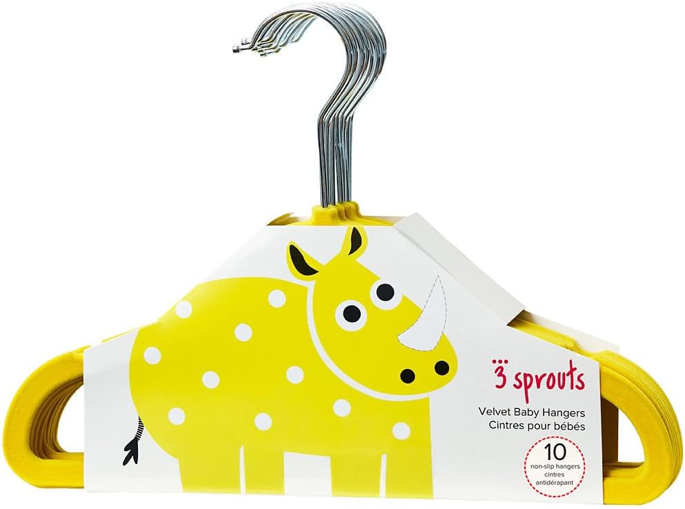 3 Sprouts Baby Hangers - Rhino