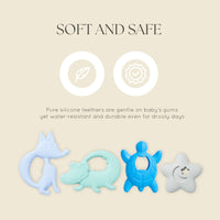 Thumbnail for Dodo Babies Teething Toy & Pacifier Clip Set -  Baby Shower Gift Set