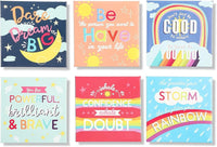 Thumbnail for 6 Fridge Magnetic To - Do List Notepad with 6 Inspirational Magnets - liquidation.store