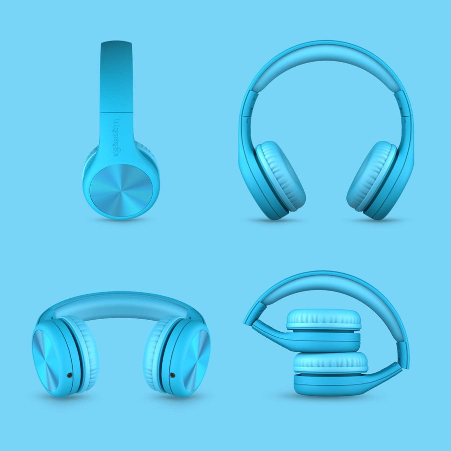 LilGadgets Connect+ Pro Wired Kids Headphones - Blue