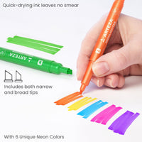 Thumbnail for ARTEZA Coloured Highlighter Neon Pens - Set of 60