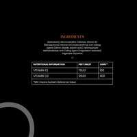 Thumbnail for Tom Oliver Nutrition Vitamin D+K2 (60 Capsules)