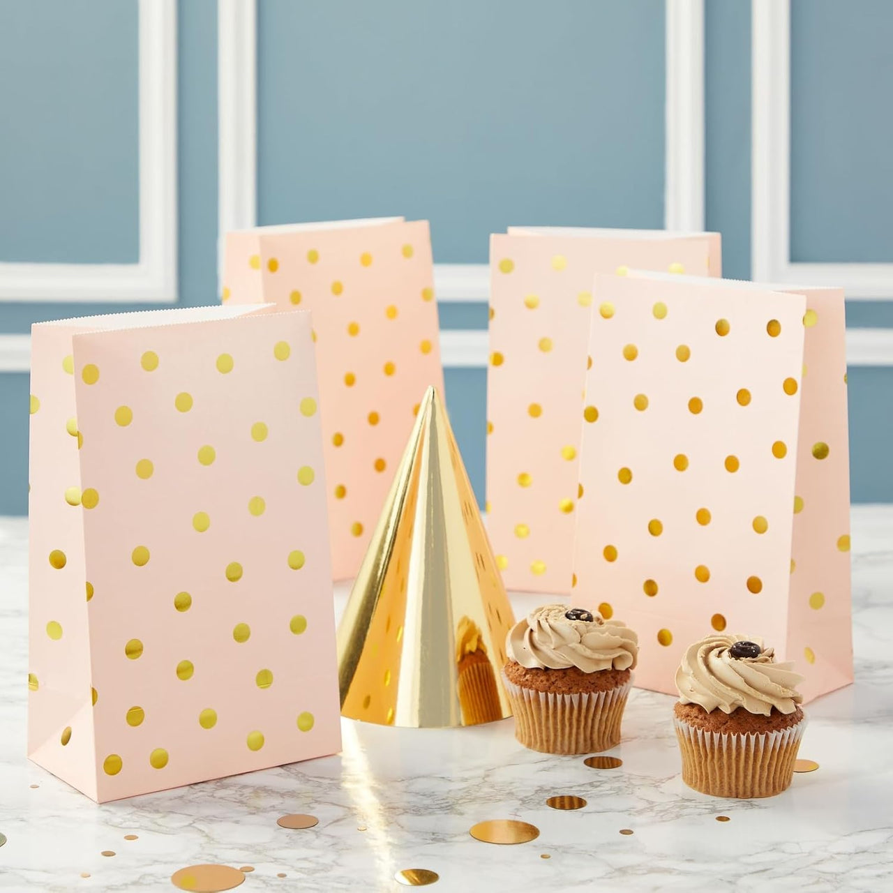 Party Gift Bags - 24-Pack (Pink)