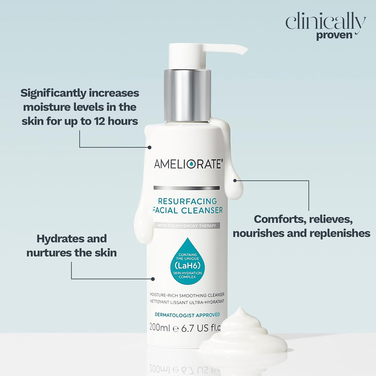 AMELIORATE Resurfacing Facial Toner - 200ml