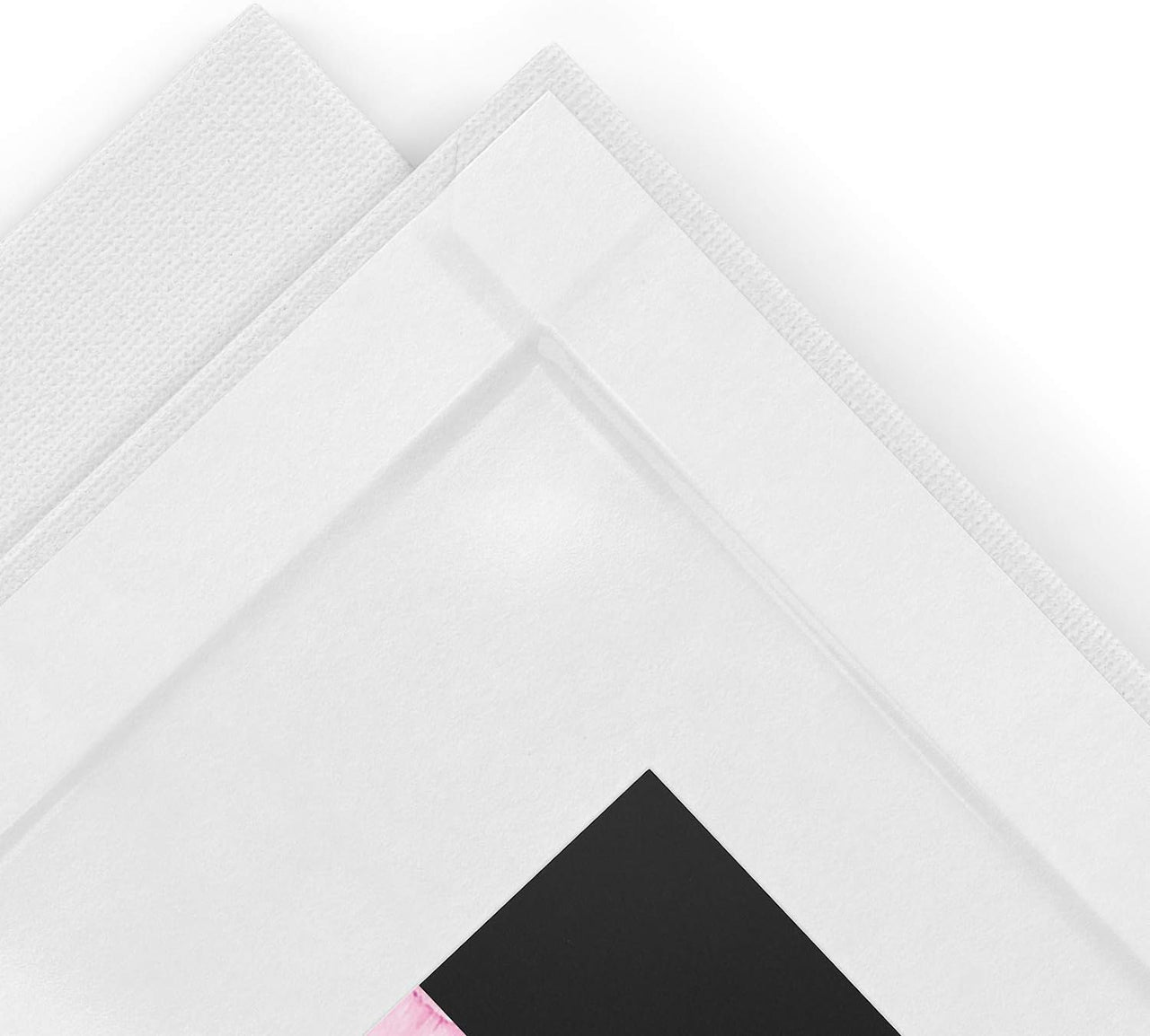 Arteza Blank Square Canvas Board Panels - 10 Pack (20x20cm)