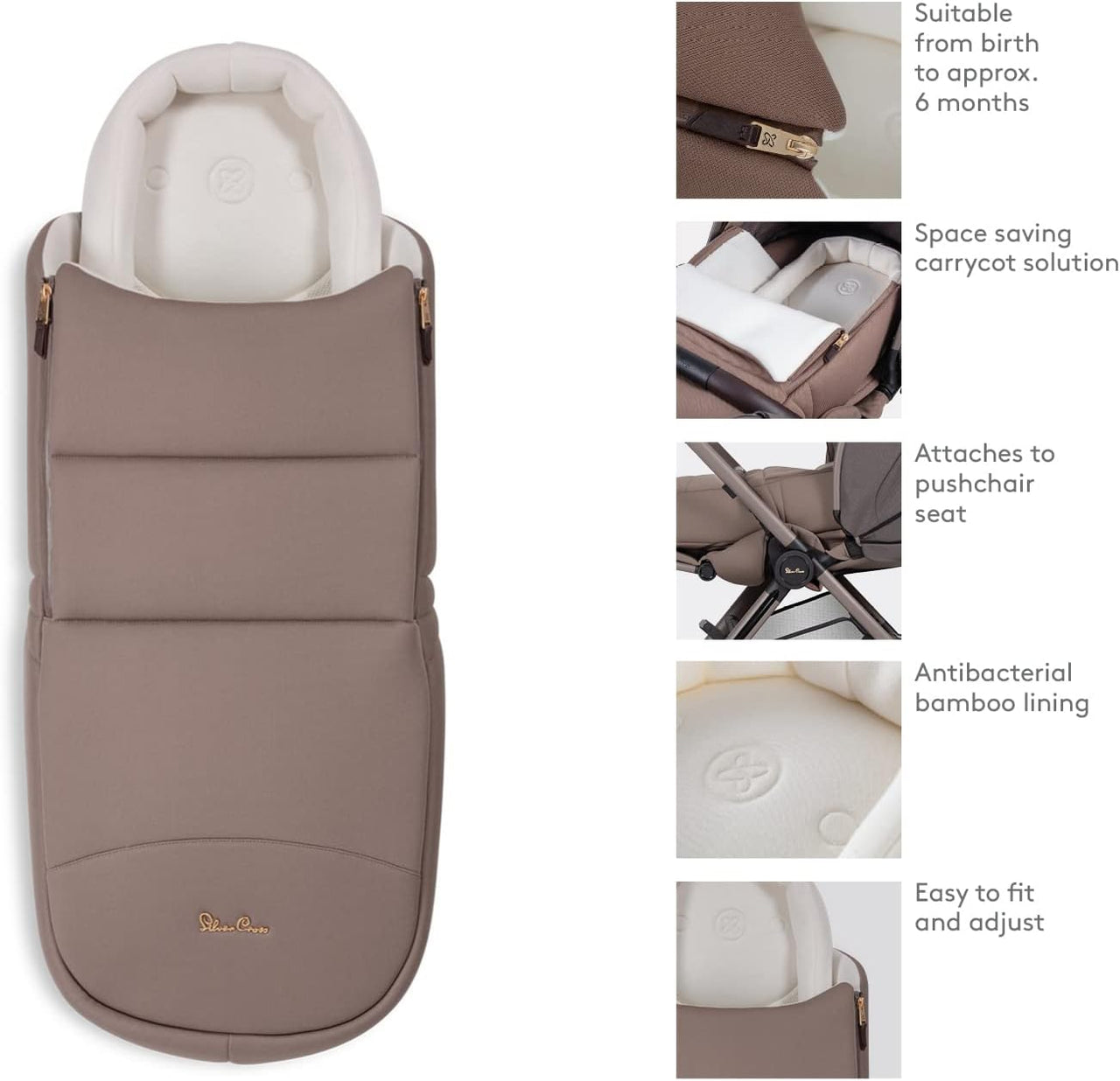 Silver Cross Dune/Reef Newborn Pod – Pushchair Cocoon