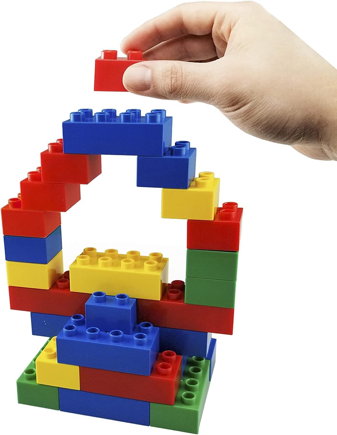 Best Blocks Big Blocks Set - Classic Colours - 108 Pieces