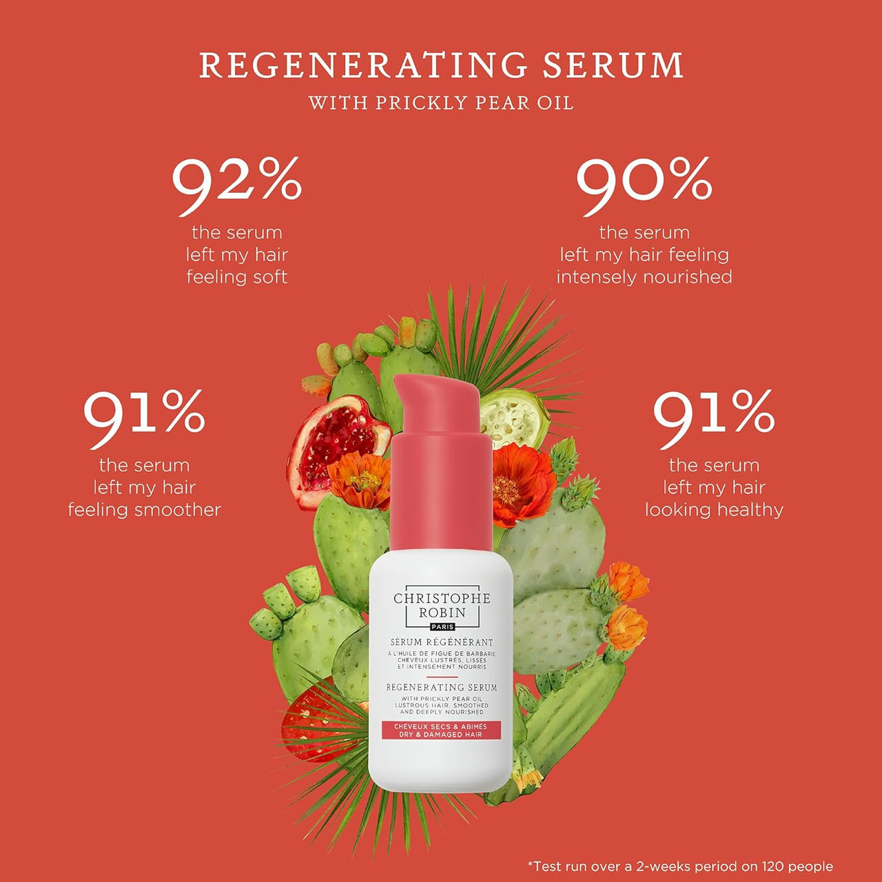 Christophe Robin Regenerating Serum with Prickly Pear Oil - 50ml