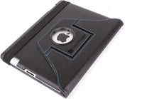 Thumbnail for Black Faux Leather Rotating iPad Case For Apple iPad 4|iPad 3