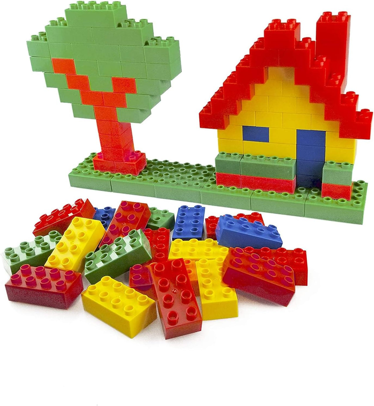 Best Blocks Big Blocks Set - Classic Colours - 108 Pieces