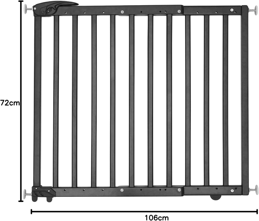 Badabulle Deco Pop Wooden Extending Safety Gate 63.5–106cm