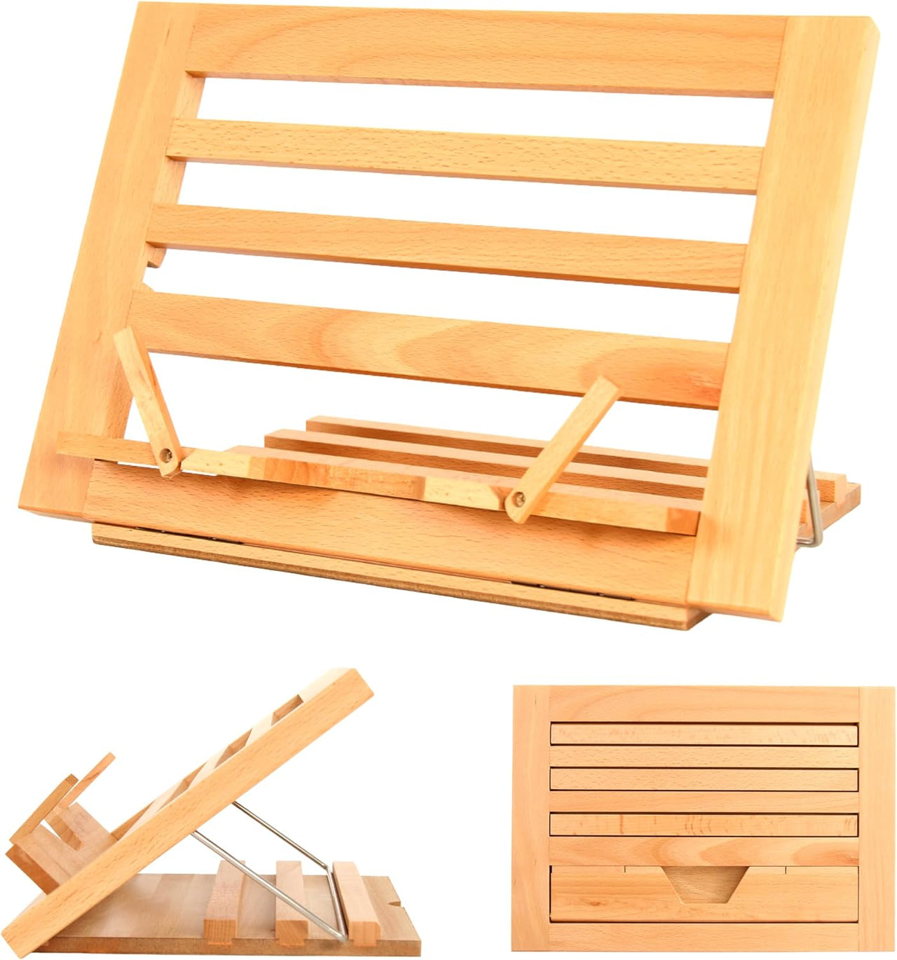 ARTISTIK Beechwood Table Top Easel Box with Built-in Storage Drawer