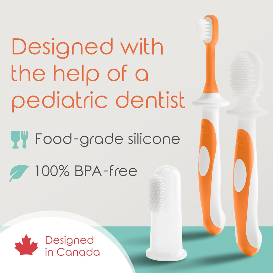 Cherish Baby Care Toddler Toothbrush 0-2 Years - Orange
