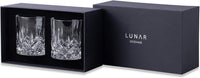 Lunar Oceans Crystal Whisky Glasses (Set of 2)