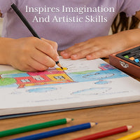 ARTISTIK 80 Piece Junior Art Set – Complete Kids Art Kit