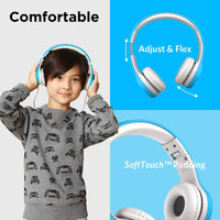 Thumbnail for LilGadgets Connect+ Style Wired Headphones for Kids - Blue
