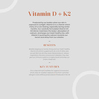 Thumbnail for Tom Oliver Nutrition Vitamin D+K2 (60 Capsules)