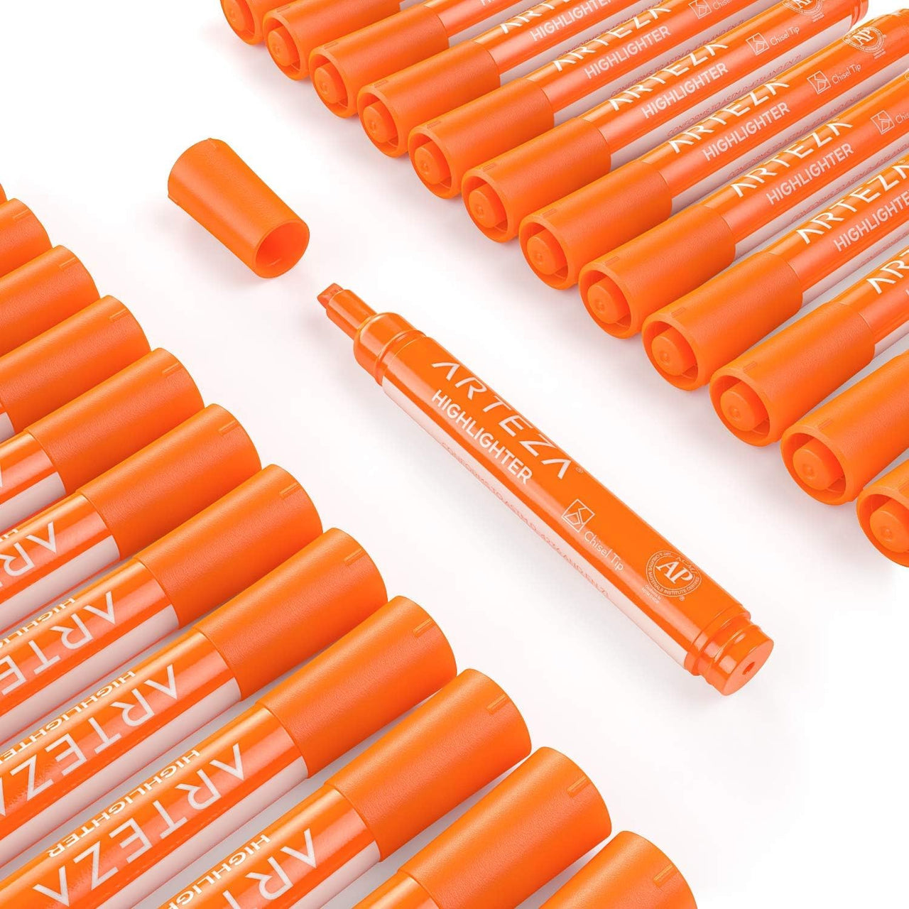 ARTEZA Orange Highlighter Pens - Set of 64