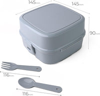 Thumbnail for DIVCHI Portable Lunch Box for Kids & Adult (Light Grey)