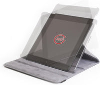 Thumbnail for Black Faux Leather Rotating iPad Case For Apple iPad 4|iPad 3