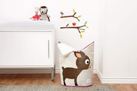 Thumbnail for 3 Sprouts Baby Laundry Basket - Deer