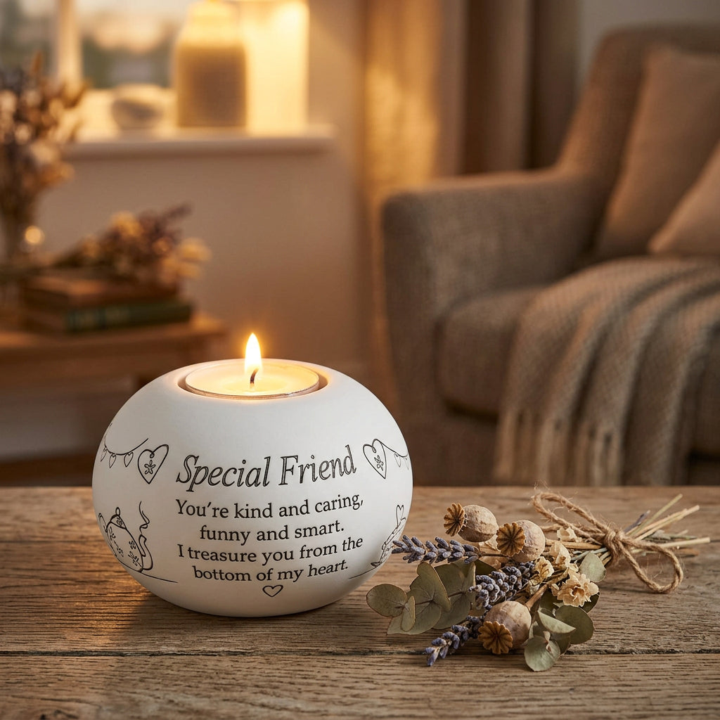 Said With Sentiment Tealight Holder - Special Friend