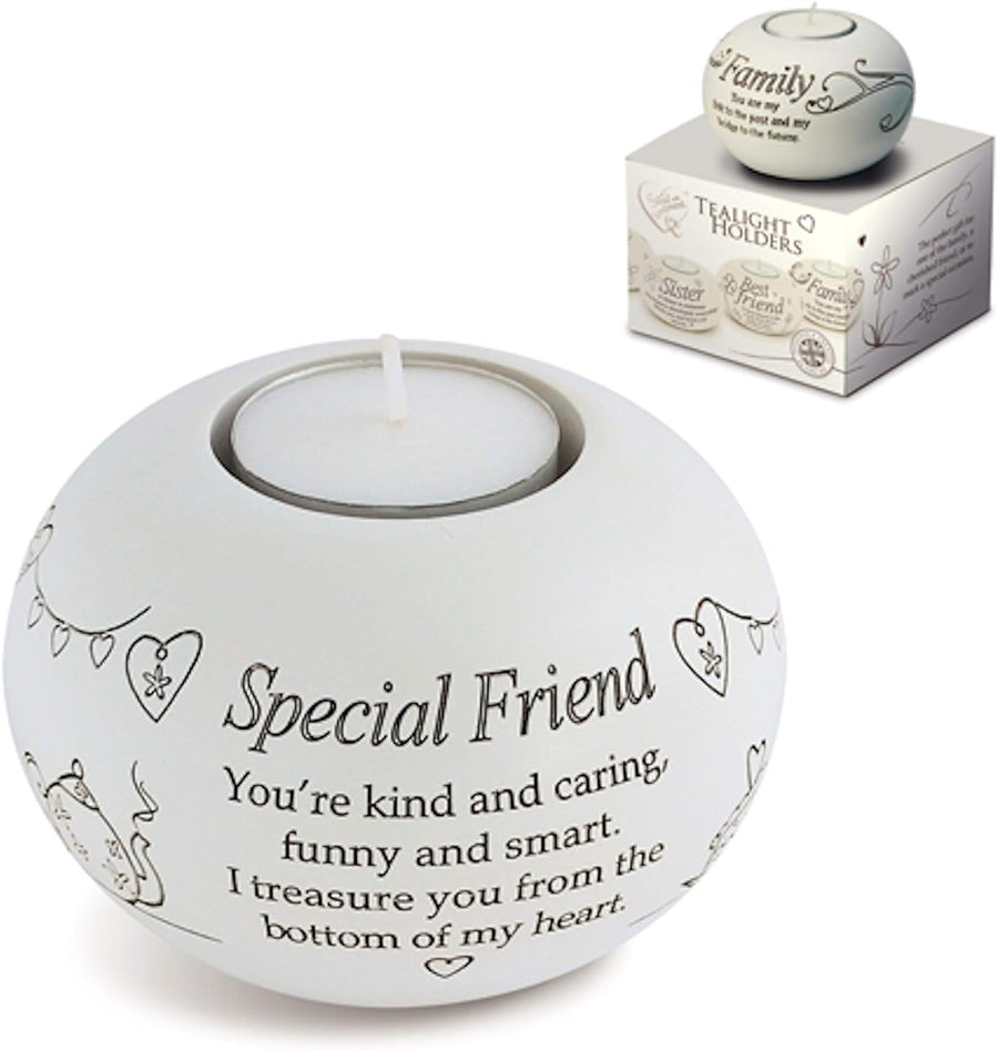 Said With Sentiment Tealight Holder - Special Friend