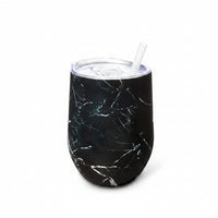 Happy Earth Stainless Steel Insulated Travel mug - 350ml (Black)