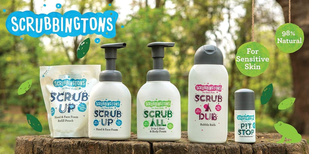 Scrubbingtons Scrub Up Childrens Hand and Face Wash - 3 X 200ml