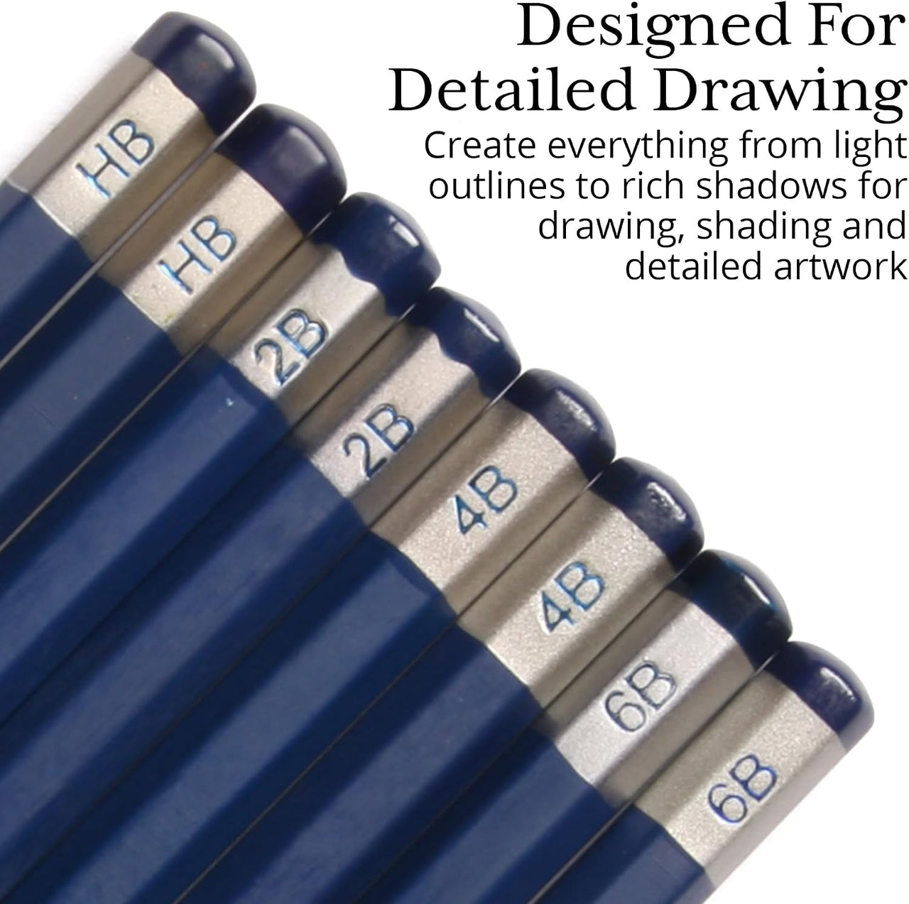 ARTISTIK Coloured Pencil Set 47 Pieces – 3.5mm Artist Grade Drawing & Sketching Pencils