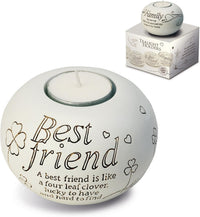 Said with sentiment Tealight Holder -  Best Friend