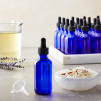 Thumbnail for Juvale Mini Blue Glass Dropper Bottles - 2 fl oz 24-Pack