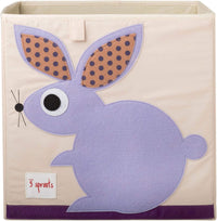 Thumbnail for 3 Sprouts Toy Storage Cube - Rabbit