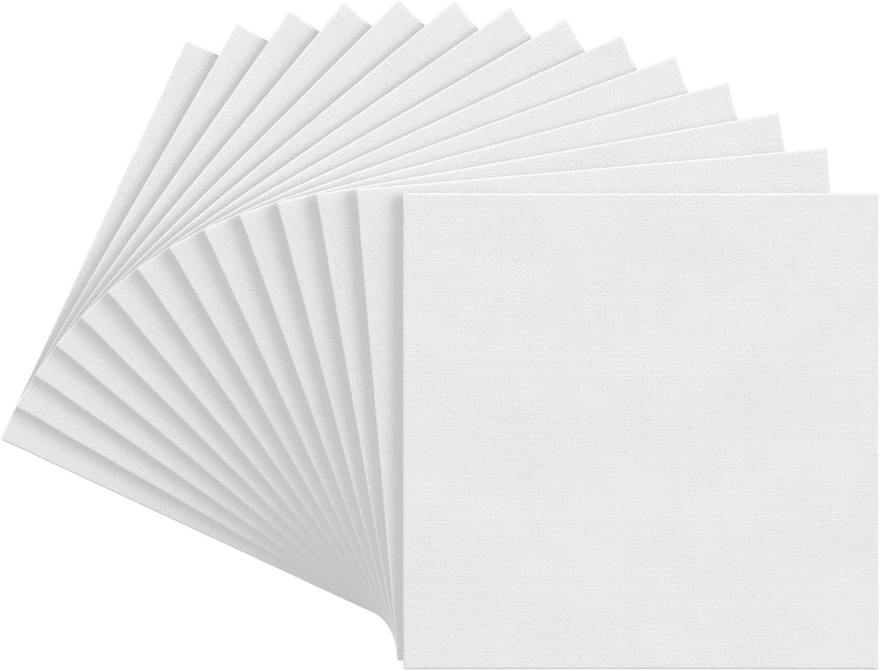 Arteza Canvas Boards 30.5x30.5cm (12"x12") - 14 Pack