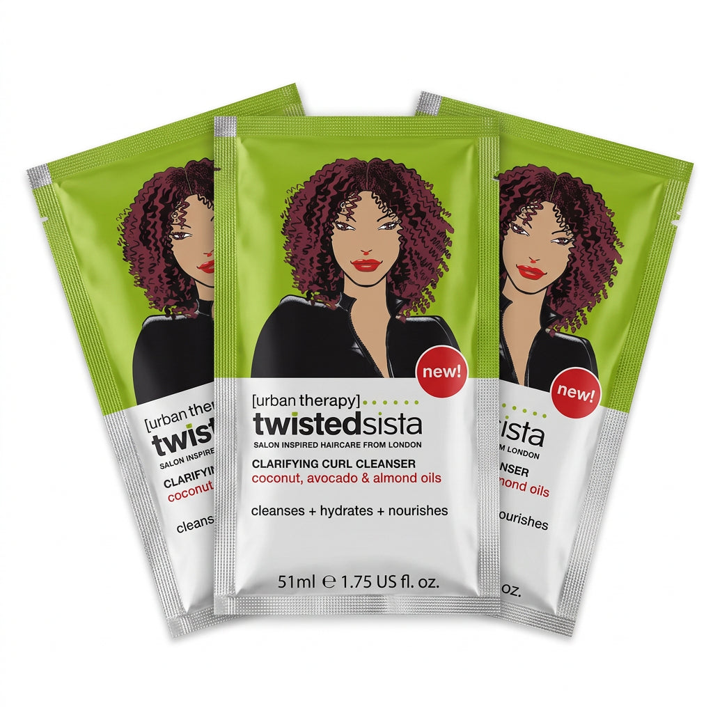 Twisted Sista Clarifying Curl Cleanser Sachet 51ml – Build-Up Removing Wash