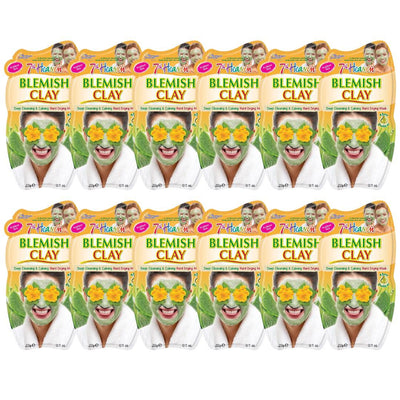 7th Heaven Blemish Clay Masks with Witch Hazel and Aloe Vera - 12 Pack - liquidation.store