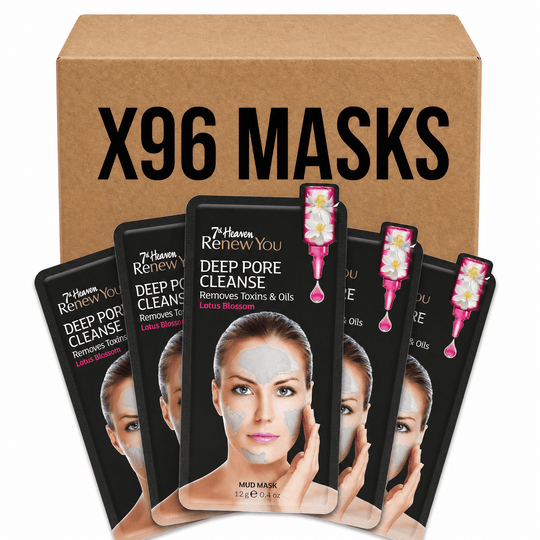 7th Heaven Deep Pore Cleanse Mud Masks - 96 Pack – liquidation.store