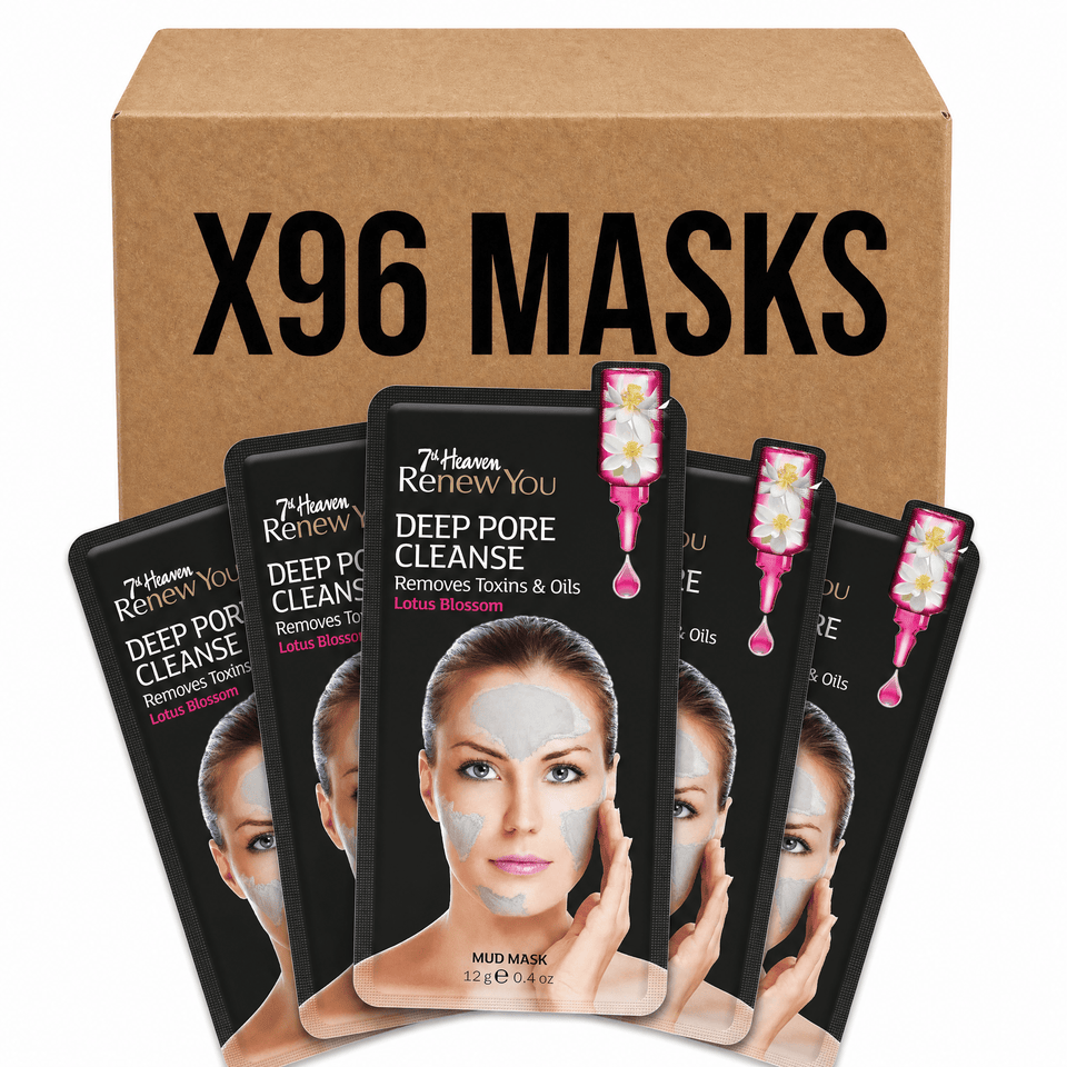 HYDRABALANCE MASK 21枚 9セット 7th Heaven Deep Pore Cleanse Mud Masks - 96 Pack – liquidation.store