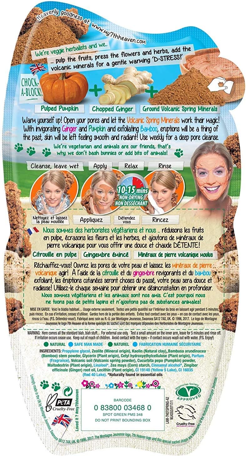 7th Heaven Hot Spring Sauna Face Masks - 12 Pack - liquidation.store